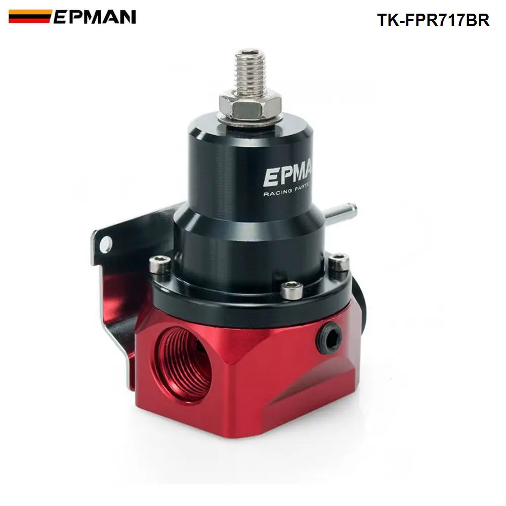 EPMAN jdm Регулируемый FPR регулятор давления топлива(с манометром 160psi/без) AN10 фитинг для Cherokee XJ 84-05 TK-FPR717BR