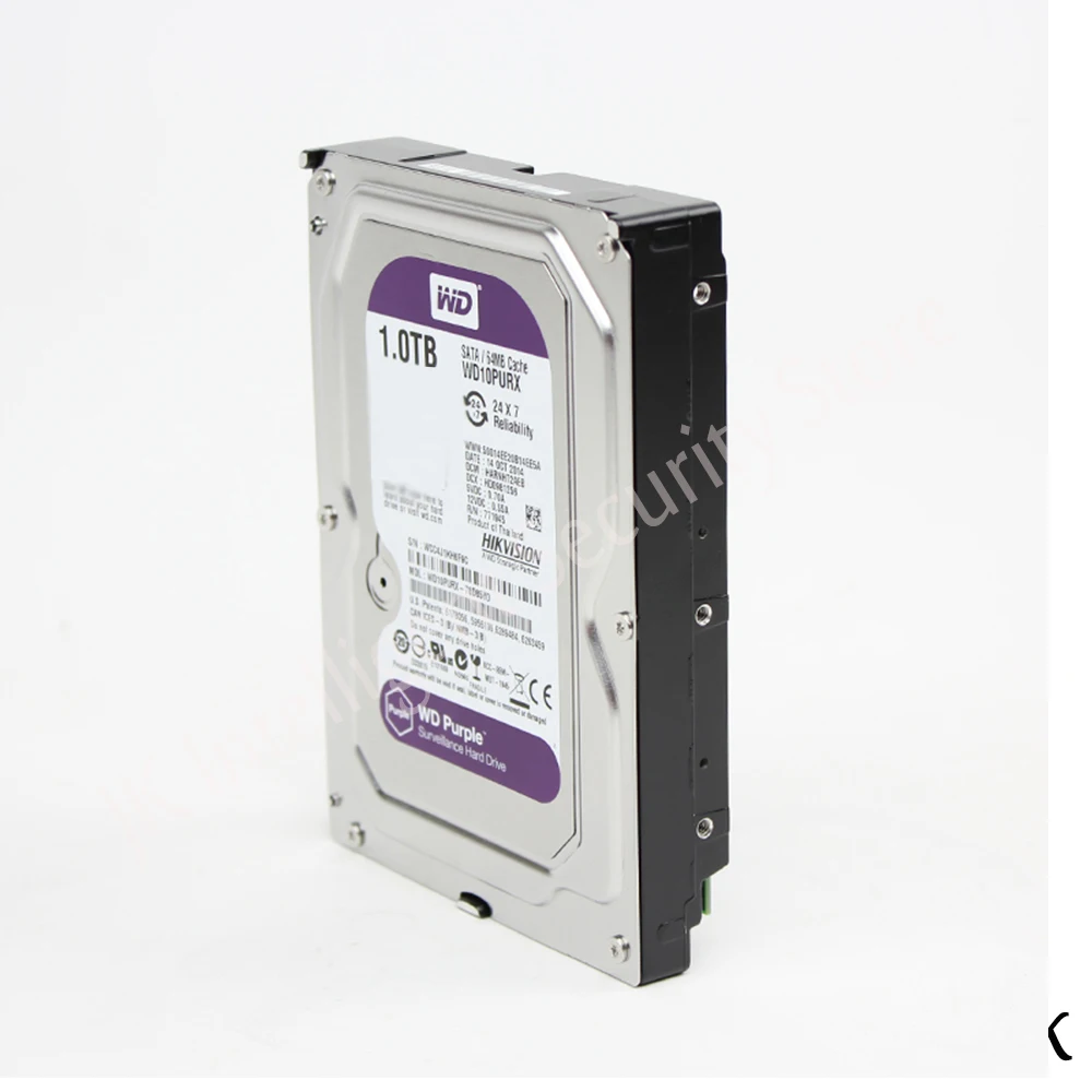 Hikvision монитор посвященный жесткий диск 1 ТБ WD фиолетовый 1000 Гб HDD 3 5 &quotжесткий для