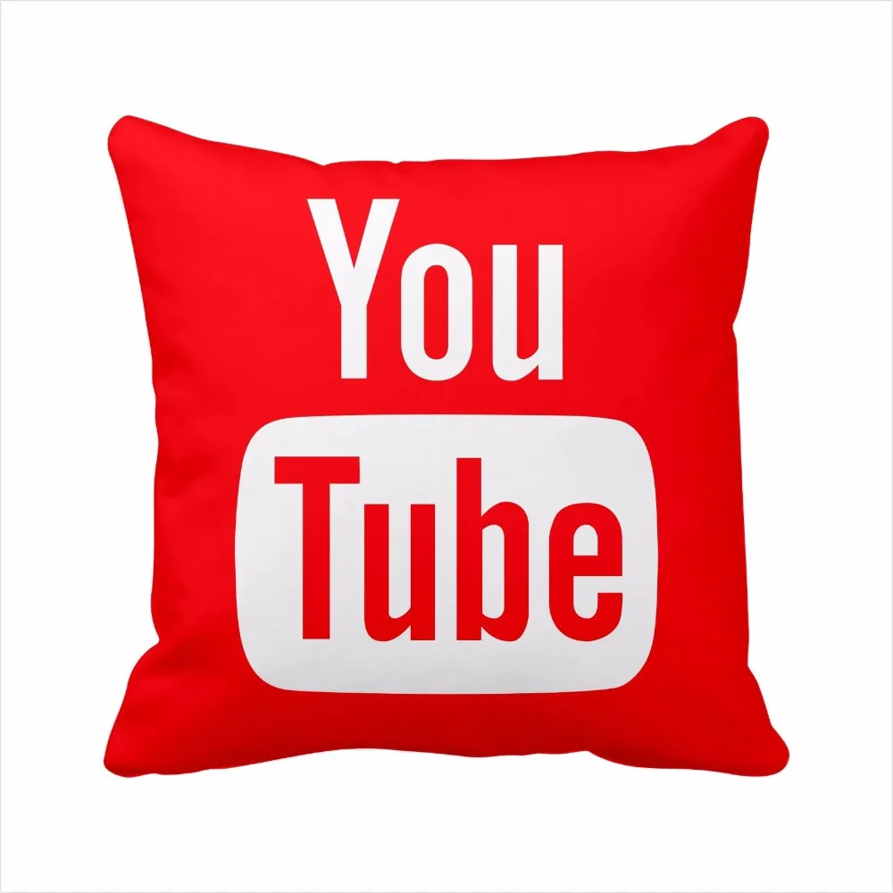 Современный декоративный чехол на подушки Youtube диванные подушки Чехол с изображением Красной площади подушка покрытие домашний декор диван бархат свободного Наволочка на подушку
