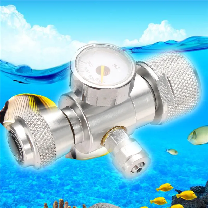 Co2 Датчик давления JIS m22-14 регулятор манометр более 1500PSI цилиндр редуктор клапан мох завод Аквариум один индикатор