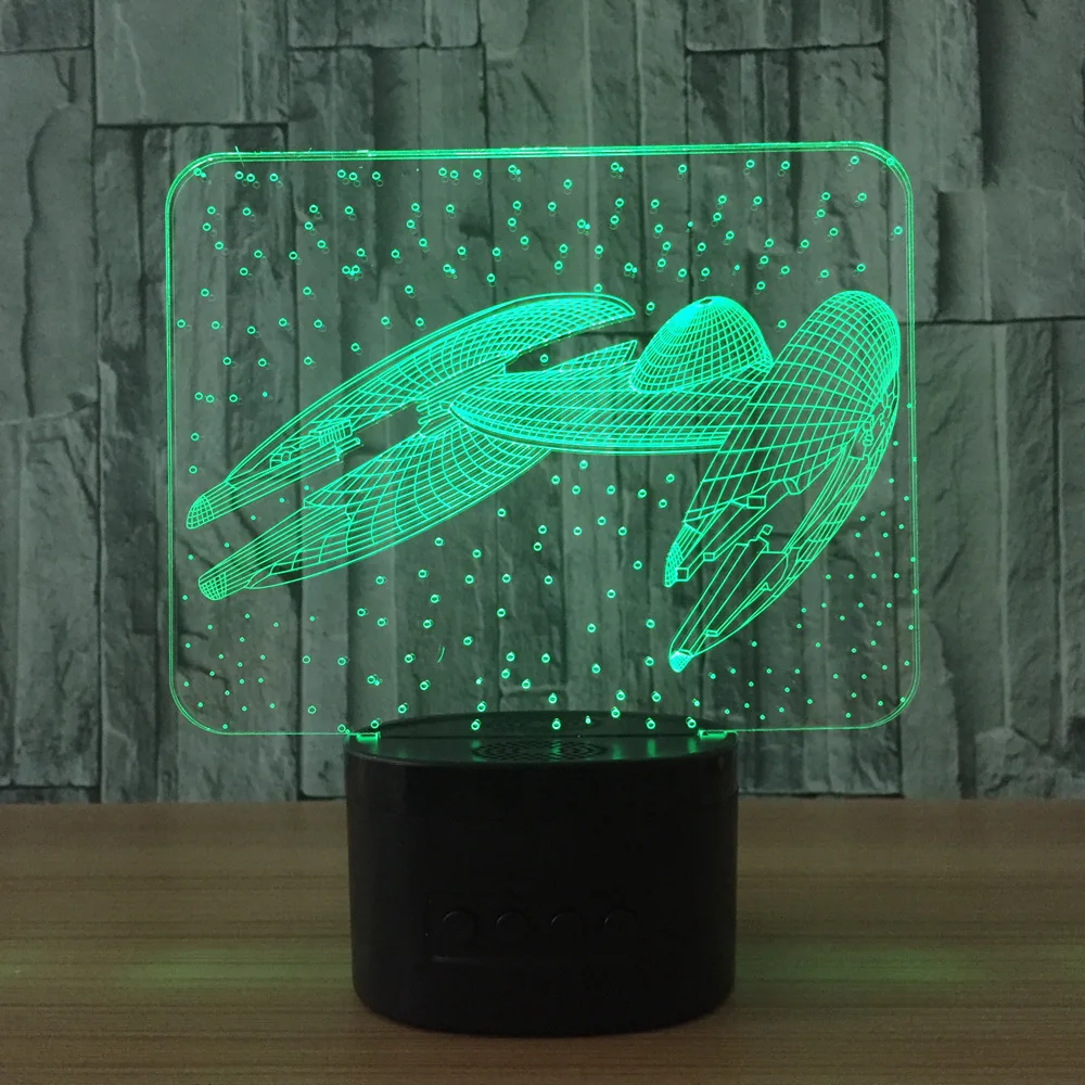 Ракета светодиодная 3d лампа Новинка Led Usb настольные лампы для детей Luminaria Powerbank креативный Хэллоуин 3d ночник настольная лампа
