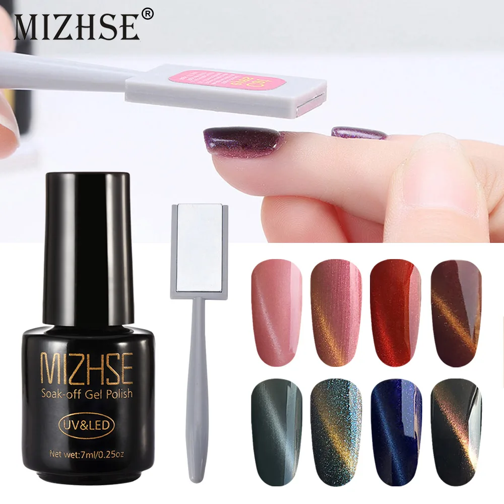 MIZHSE 4D кошачий глаз гель лак для ногтей vernis Полупостоянный УФ дизайн маникюрный
