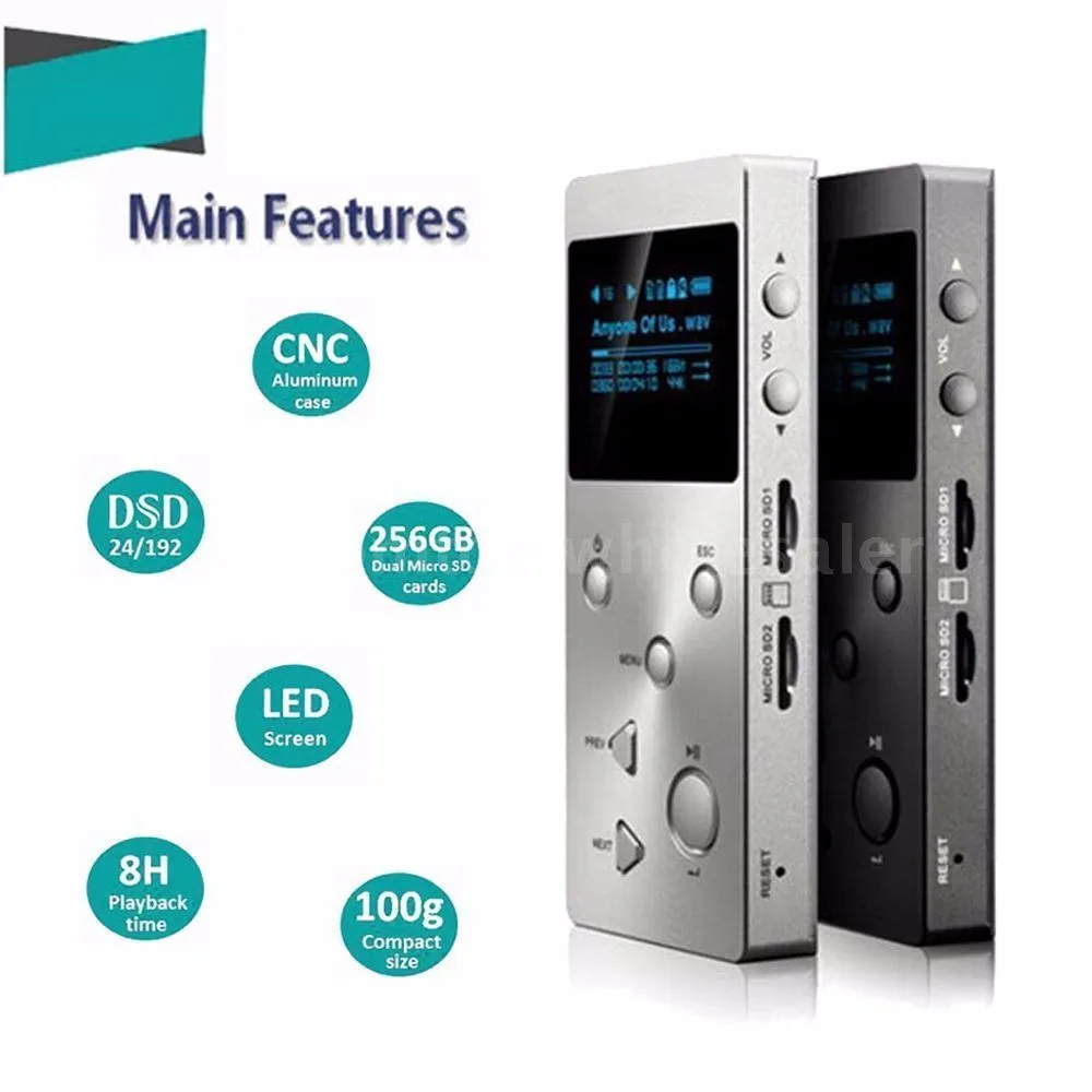 XDUOO X3 mp3 плеер Профессиональный музыкальный MP3 плеер без потерь с HD OLED экраном Поддержка 256 ГБ TF карта