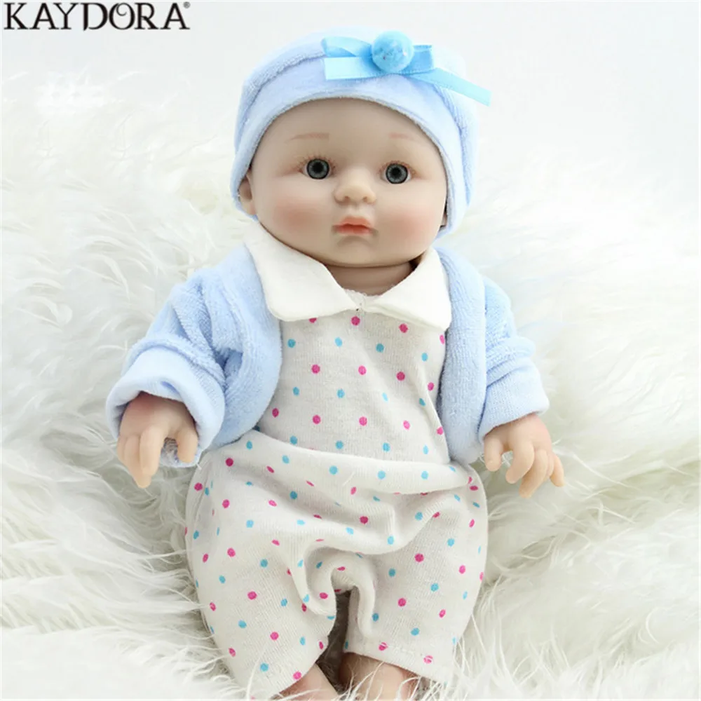 KAYDORA Reborn силиконовые куклы 20 см Игрушки для маленьких девочек детей полная