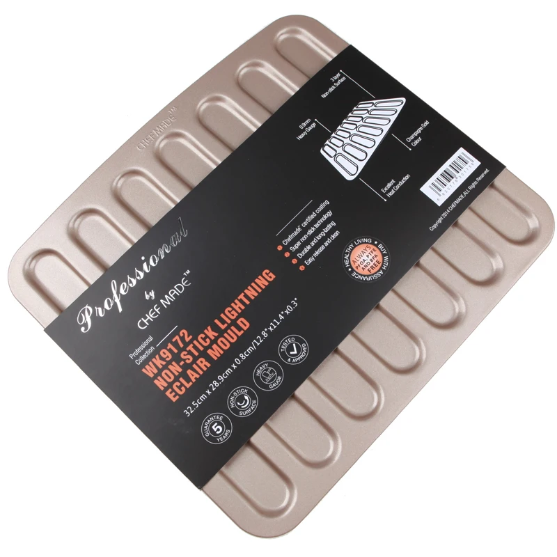 Антипригарная Молниеносная Eclair форма для буфетов 14 полосок печенье