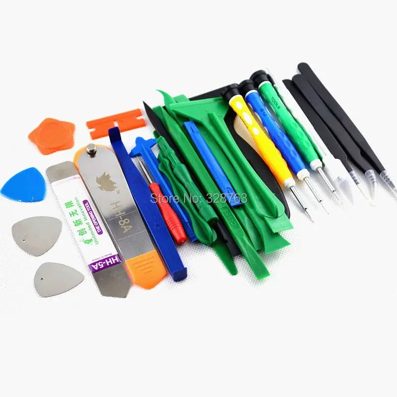 Инструменты для ремонта и открытия телефонов 28 в 1 набор отверток пинцет ESD iPhone