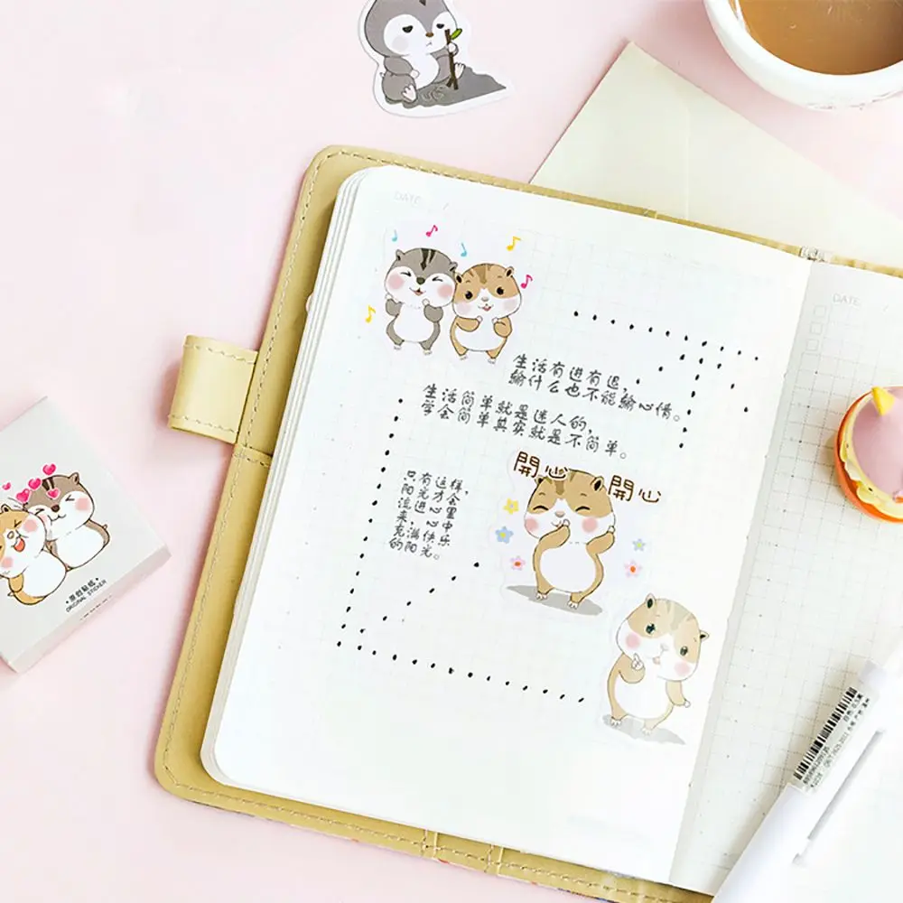 45 шт./кор. милые животные мультфильм Хомяк DIY Скрапбукинг записная книжка