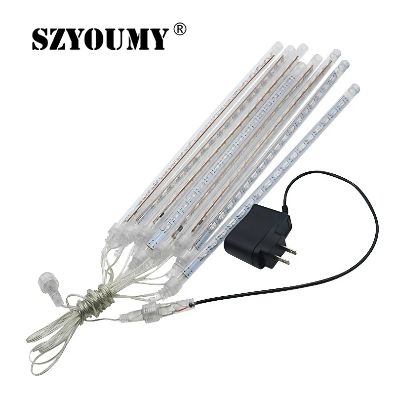 SZYOUMY 25 комплектов трубки для метеоритного дождя 50 см Рождественский свет s