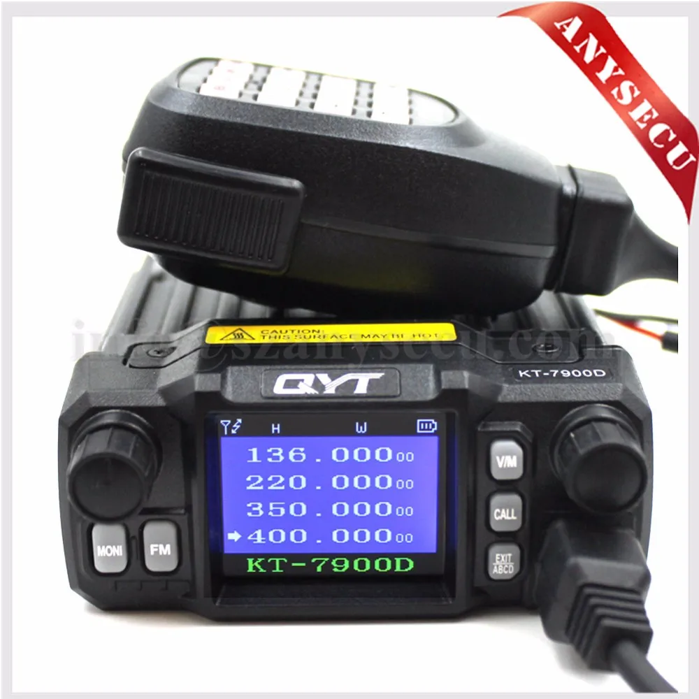 Четырехдиапазонный Мобильный радиоприемник QYT KT 7900D четырехдиапазонный дисплей