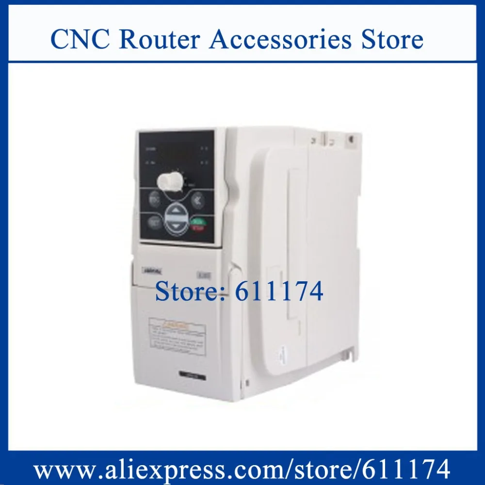 

SUNFAR VFD Inverter 5.5Kw AC220V CNC Router 0-1000HZ Frequency Inverter E550-2S0055L for spindle motor