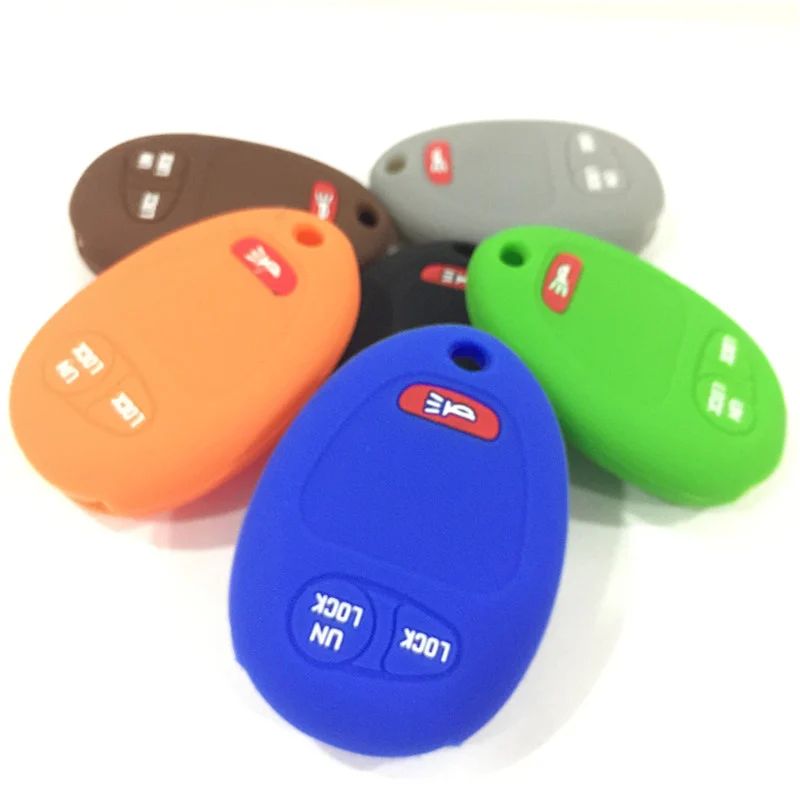 Набор силиконовых резиновых чехлов для автомобильных ключей держатель Chevrolet