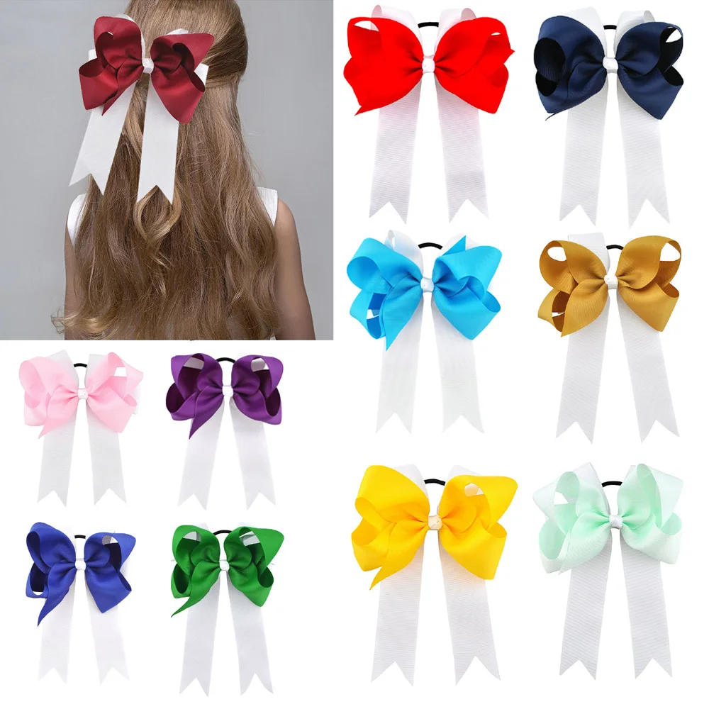 2018 новые банты для девочек эластичные резинки волос держатель чирелей детское