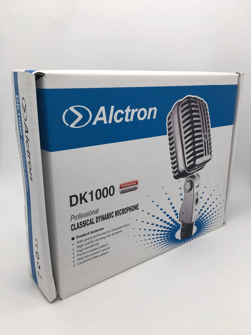 Alctron DK1000 проводной Винтажный Классический микрофон высокого качества динамический микрофон Делюкс металлический вокальный старый стиль Паб/сценический микрофон