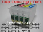 Заполняемый чернильный картридж для Epson T1811-T1814XP-30XP-102XP-202XP-205XP-302