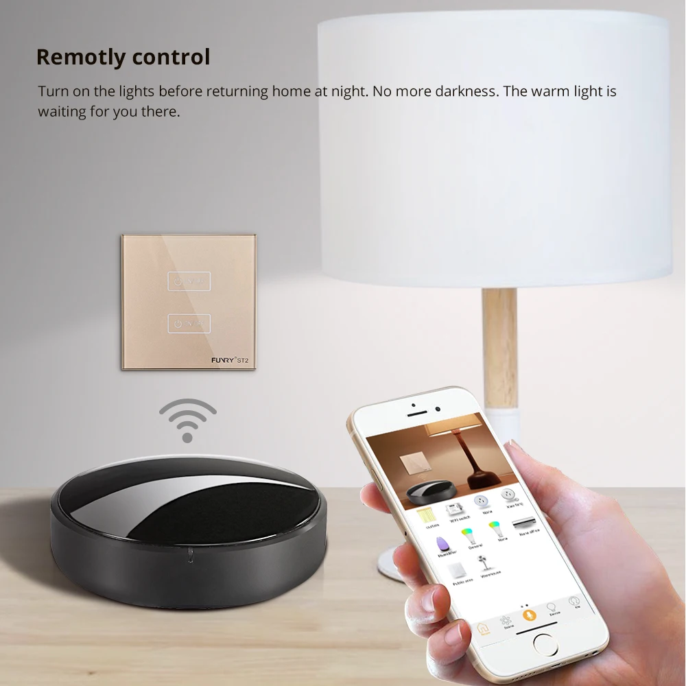 Оригинальный Funry RC Мини умный переключатель wifi беспроводной пульт