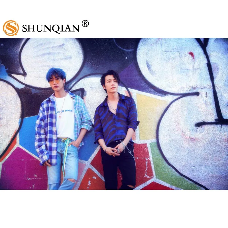 Новое поступление супер младший атласный фотоплакат KPOP с индивидуальным принтом