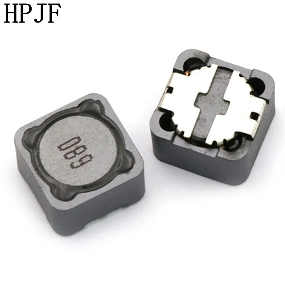 10 шт./лот Экранированный индуктор SMD силовые индуктивности 12*12*7 мм 3,3/4,7/6,8/10/15/22/33/47/56/68/100/150/220/330/470/560/680 мкГн CDRH127 on.