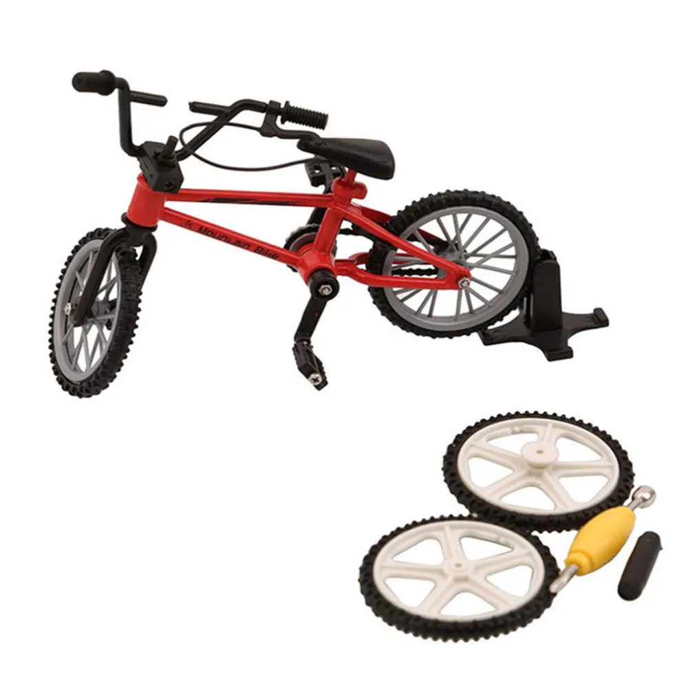 Классный мини BMX Finger Горный велосипед игрушки Розничная коробка+ 2 шт запасная шина мини-палец-bmx велосипед творческая игра подарок для детей