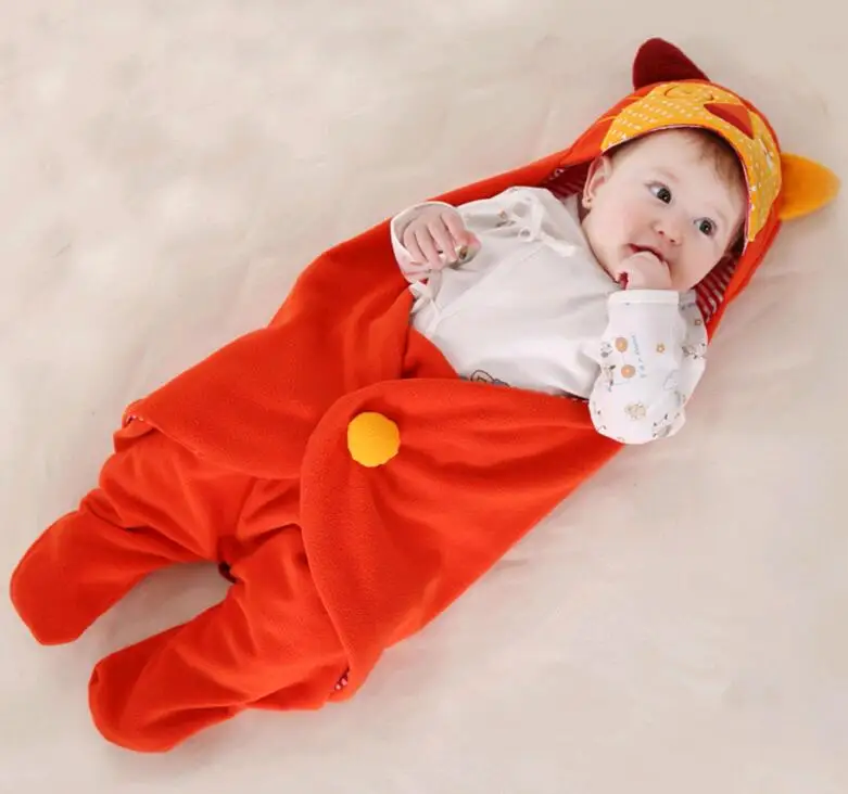 Симпатичные Младенческой Пеленальный Детское Одеяло Новорожденный Супер Мягкий