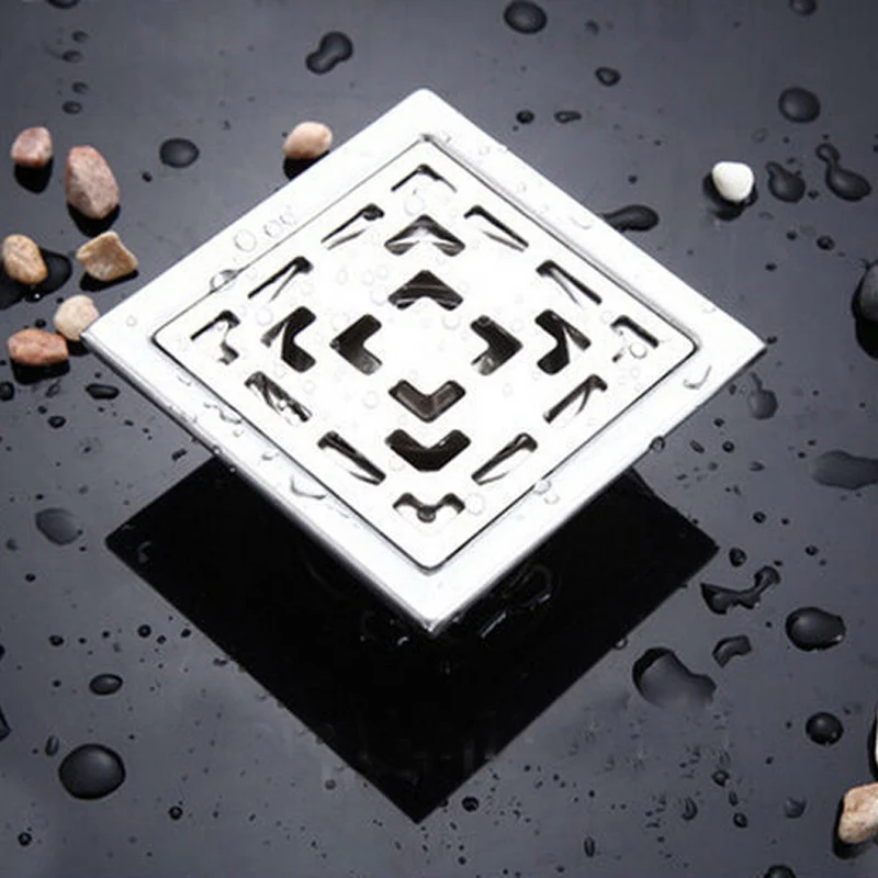 Новинка бесплатная доставка 10 см хромированный Слив для пола аксессуары ванной