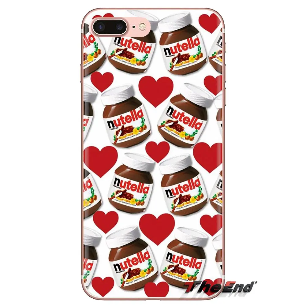 Transparent Soft Shell Covers For Huawei Mate Honor 4C 5C 5X 6X 7 7A 7C 8 9 10 8C 8X 20 Lite Pro Chocolate Tumblr Nutella Bottle |