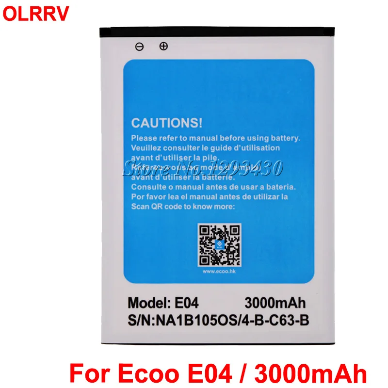 10 шт./лот 3000 мАч для Ecoo E04 Bluboo X6 Blackbanner Plus Batterie Bateria Batterij Аккумулятор AKKU PIL | Мобильные
