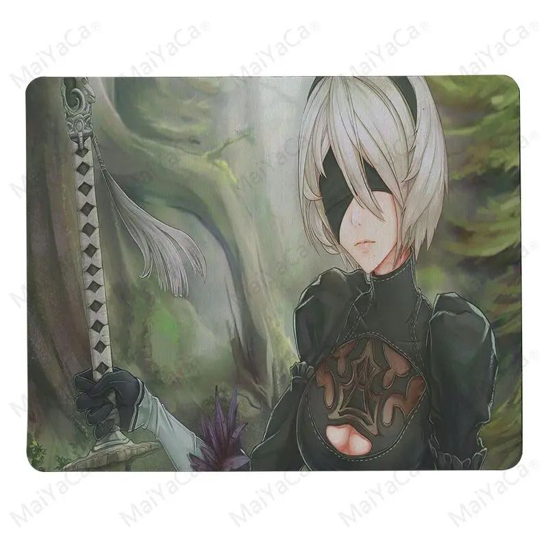 MaiYaCa Новое поступление Забавный NieR Automata коврик для мыши для ноутбука уникальный настольный коврик игровой коврик для мыши