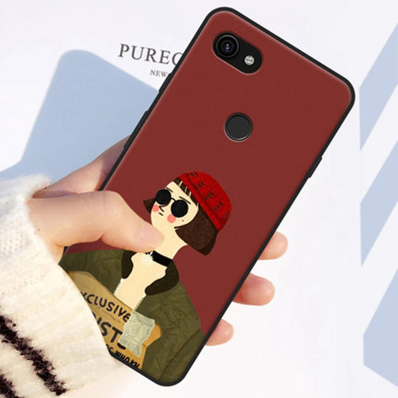 ТПУ чехол для телефона Google Pixel 3a XL 3aXL окрашенные Мультяшные Чехлы для Pixel 3 XL 3XL Lite pixel3XL задняя крышка pixel3A XL