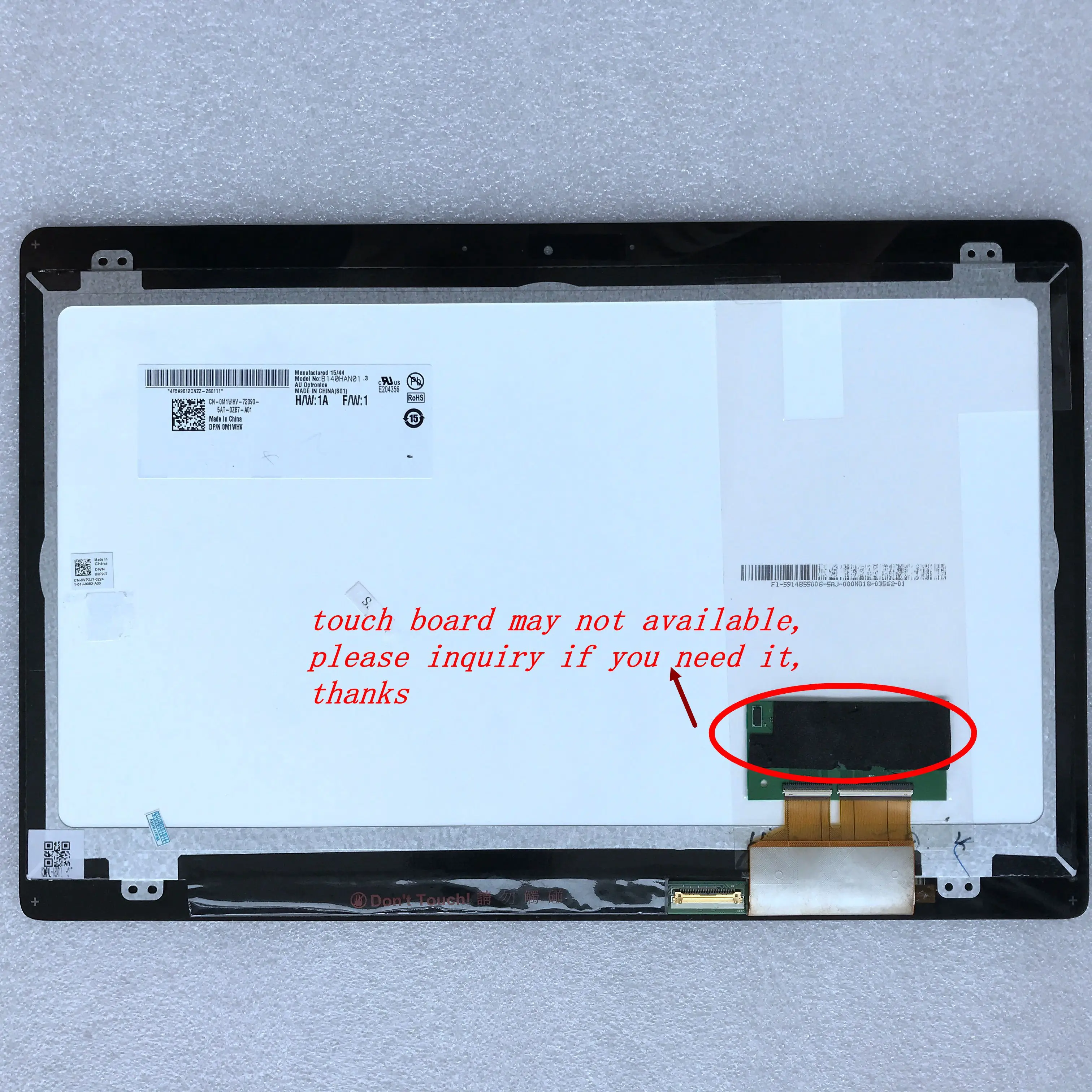 ЖК дисплей для Dell Latitude E7440 светодиодный сенсорный экран со стеклянным экраном в
