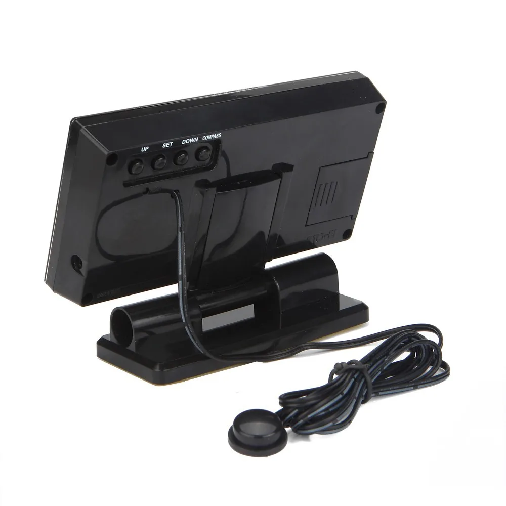 5 в 1 Автомобильный термометр с синей подсветкой и цифровым компасом|compass car|thermometer