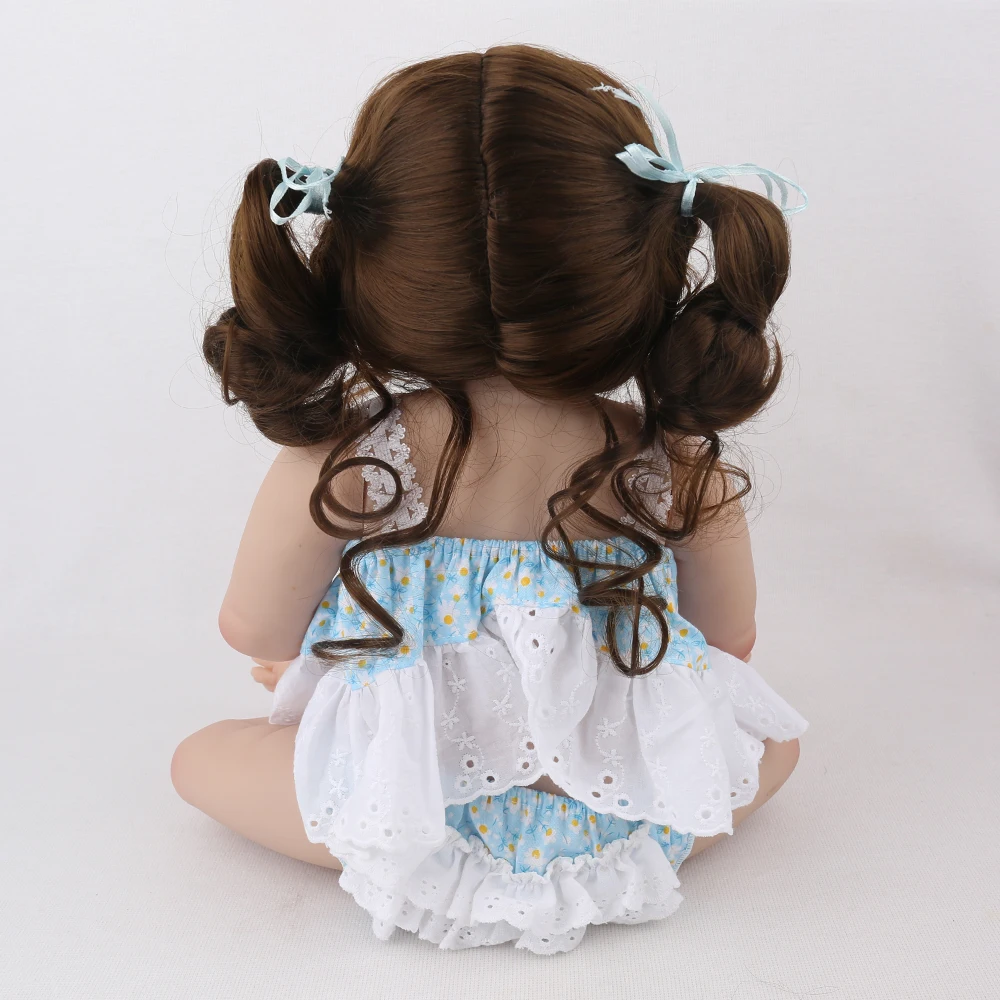 NPKDOLL 22 дюйма 55 см полностью силиконовые куклы для новорожденных реалистичные Bebe
