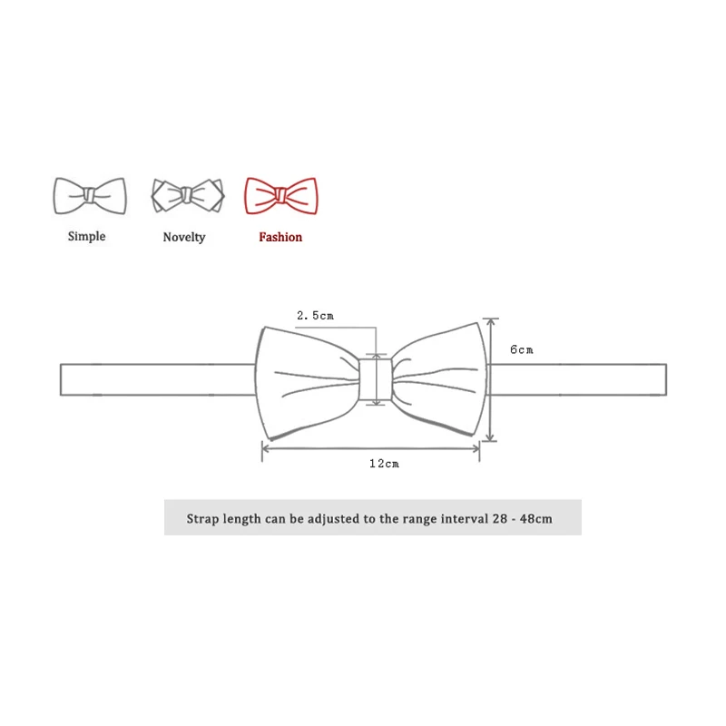 SALE 2017 New Arrivals Adjustable Bow Tie Men's Fashion Ties for Wedding Party Elegant Romantic Cravat Mens Bowtie Gift Box |