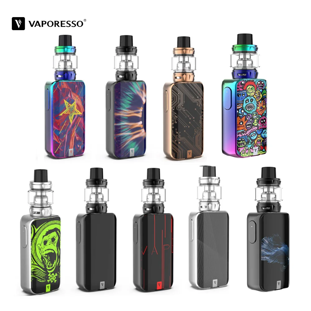 Оригинальный Vaporesso Luxe S Kit No18650 электронная сигарета с 220 Вт боксмод 8 мл вейп