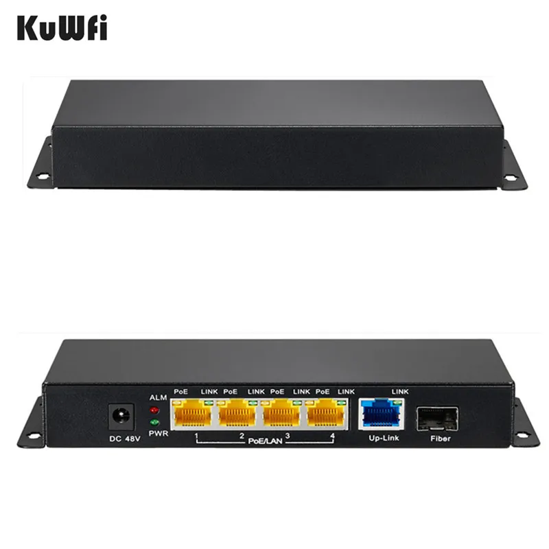 KuWfi 5 портовый коммутатор POE Ethernet 48В гигабитная сеть switchs для сетевых ip камер или