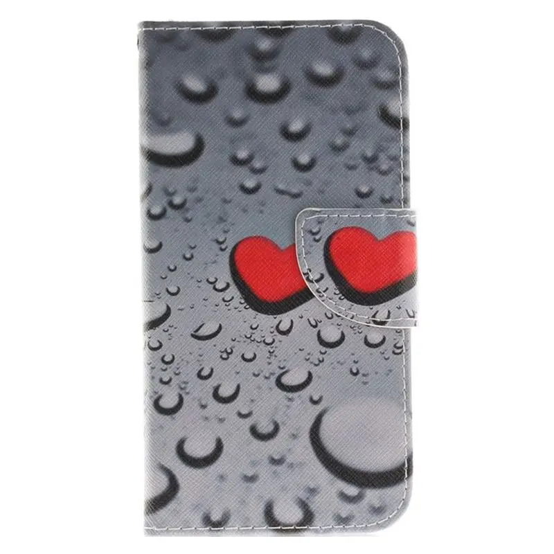 L Water Droplets Чехол для LG LS770 V10 Q6 G6 Mini G5 G3 K8 K10 чехол для капель воды бумажник для карт Карманный магнитный штатив замок крышка Fundas D26F - Цвет: L Water Droplets