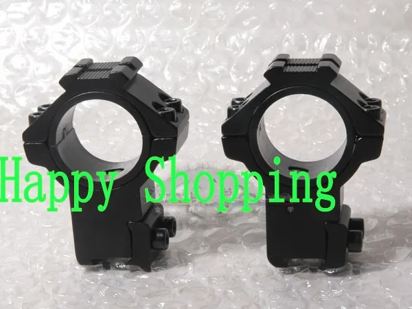 

Tactical Hunting High 25.4mm to 30mm Tube Scope Ring Mount For 11mm Dovetail Rail Base