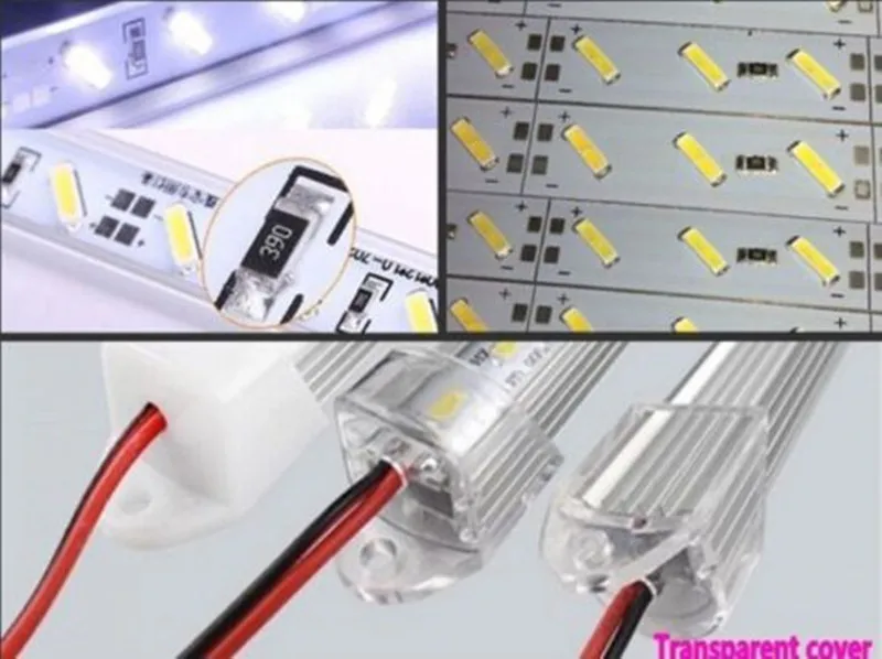 100 м/лот Диммируемый 16 Вт 1 м SMD7020 светодисветодиодный 72 да s/100 см жесткий
