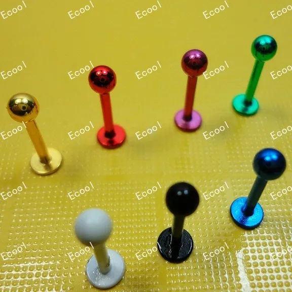 Hot sale New Cool 60pcs wholesale lots Labret Lip Body Pierce Nipple Navel Belly Eyebrow tongue rings free shipping LB339 | Украшения и