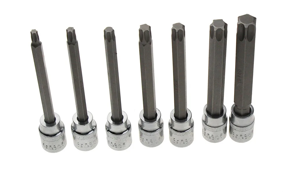 Набор торцевых головок FATCOOL комплект из 7 насадок Torx 3 /8 &quot с приводом|wrench set|torx wrench