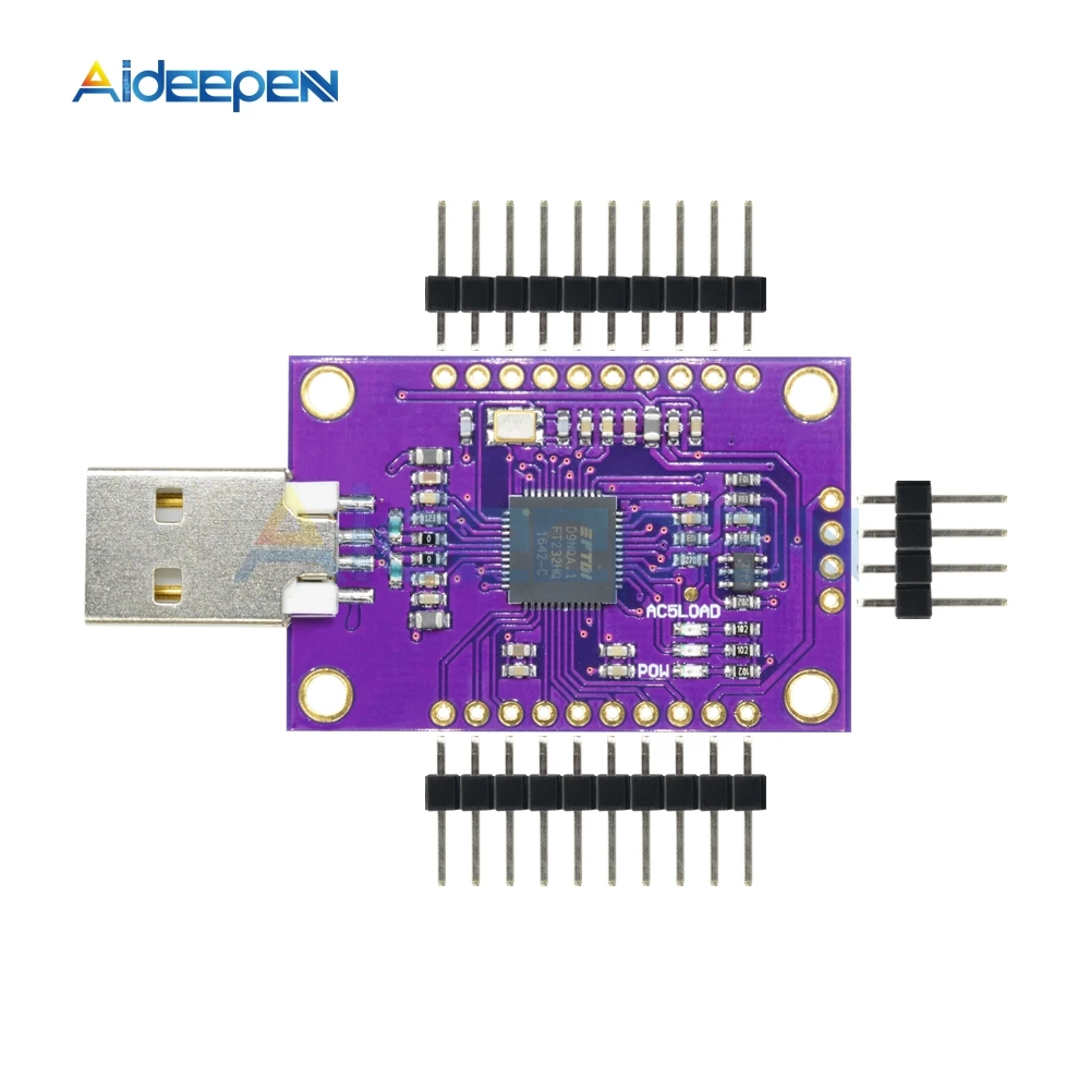 Многофункциональный высокоскоростной USB-модуль CJMCU FT232H для JTAG UART/ FIFO SPI/ I2C |