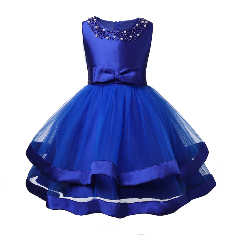 Easter dress Girls tutu Kids Clothing Elegant hand beading Dresses for Children Princess Party Costumes Communion | Детская одежда и