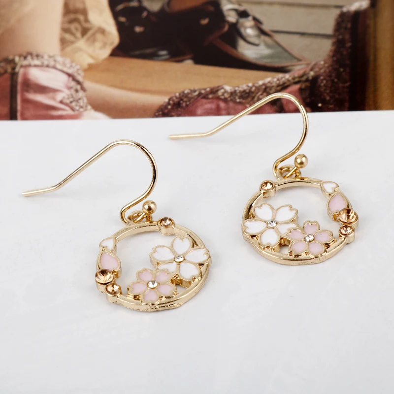 MQCHUN Украшенные цветком из страз серьги для женщин и девушек Свадебные вечерние