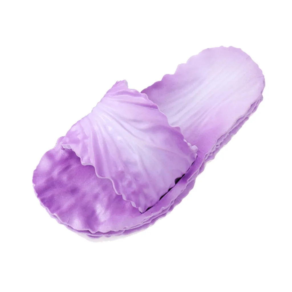 SAGACE/модные летние женские шлепанцы с капустой подошвой Однотонные домашние