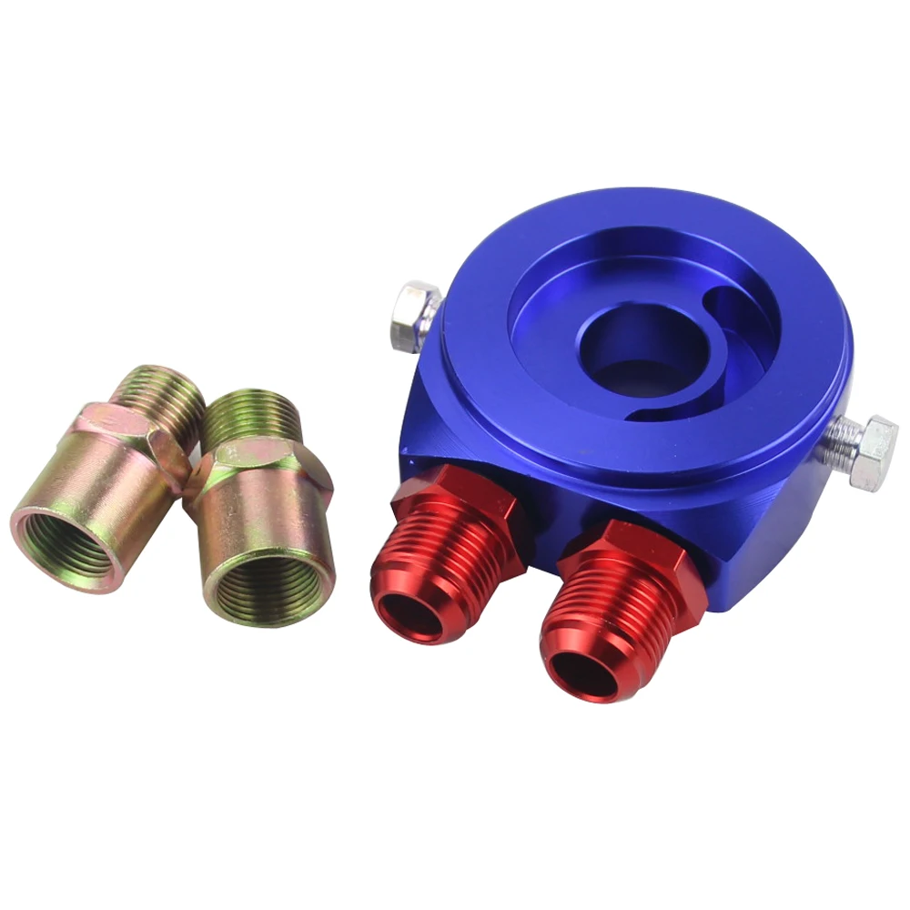 LZONE M20X1.5 3/4 16UNF масляный фильтр охладитель алюминиевый сэндвич повторный локатор