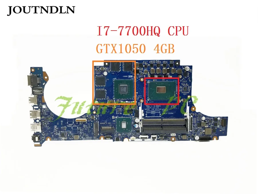 JOUTNDLN для DELL INSPIRON 15 7567 материнская плата ноутбука W1W04 0W1W04 стандартная ЦПУ и GTX1050 4 Гб
