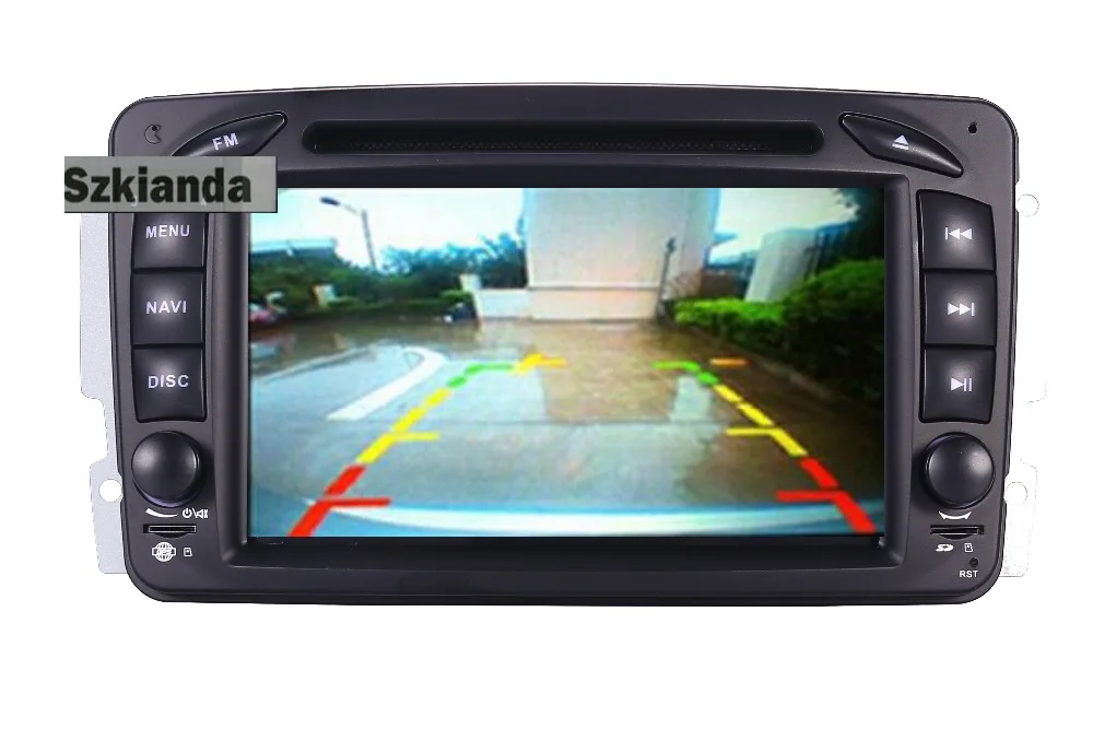 Автомобильный DVD плеер 4 Гб ОЗУ 64 ПЗУ 8 ядер Android 10.0 для Mercedes Benz CLK W209 W203 W463 W208 Wi Fi 3G GPS