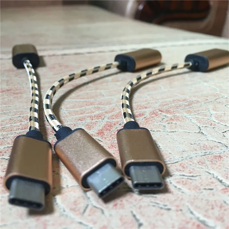 SIANCS сплав нейлон USB C тип-c для OTG Кабель-адаптер разъем для передачи данных для Macbook для Letv Max для Xiaomi 5 MIi 5 4C samsung