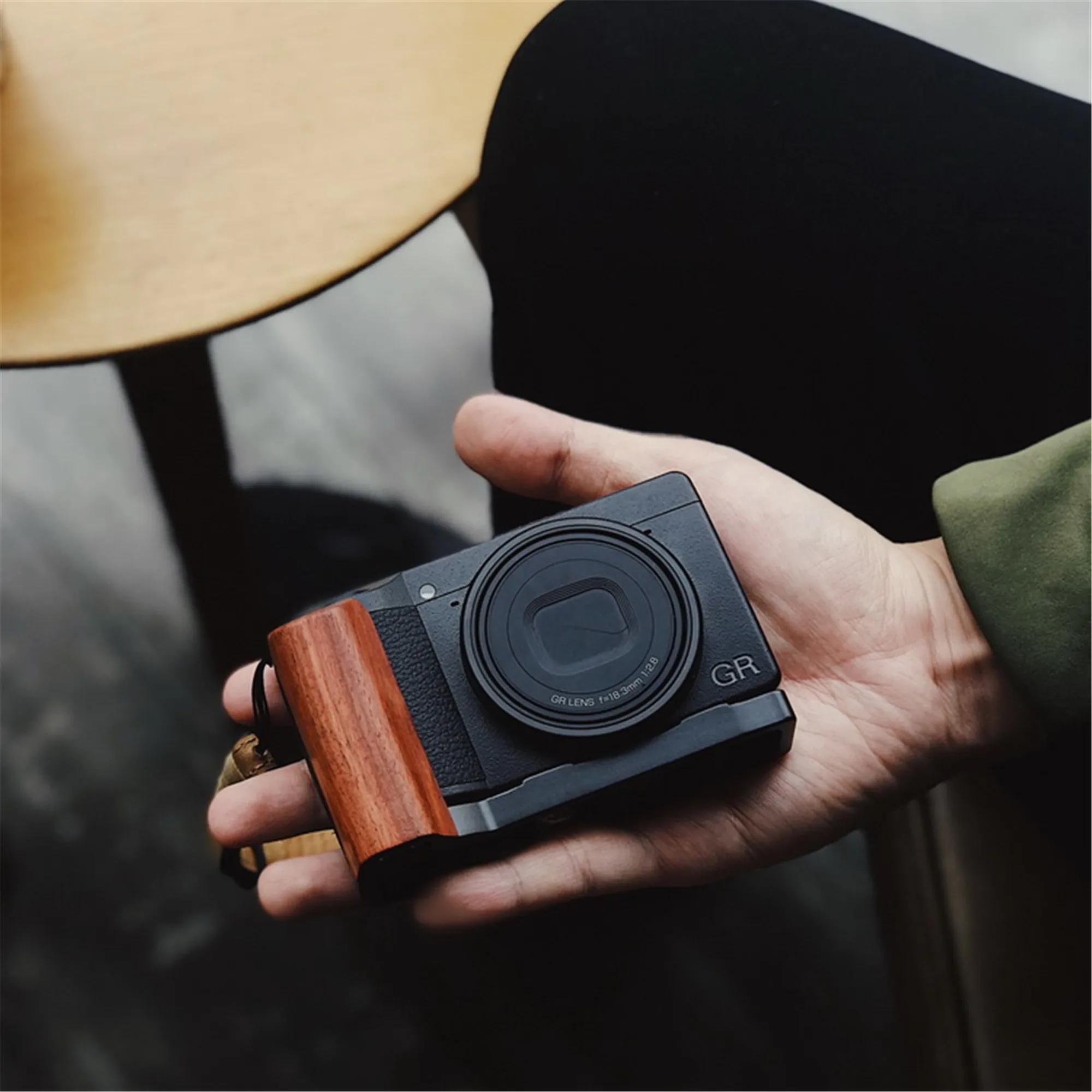 Деревянная рукоятка с алюминиевой основой для Ricoh GR3 GRIII|Моноподы| |