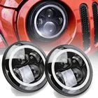 Светодиодная фара Marlaa для Nissan патруль Y60 Hummer H1 и H2, 7 светодиодный для Jeep Wrangler TJ JK LJ CJ, 7 дюймов для Land Rover Defender