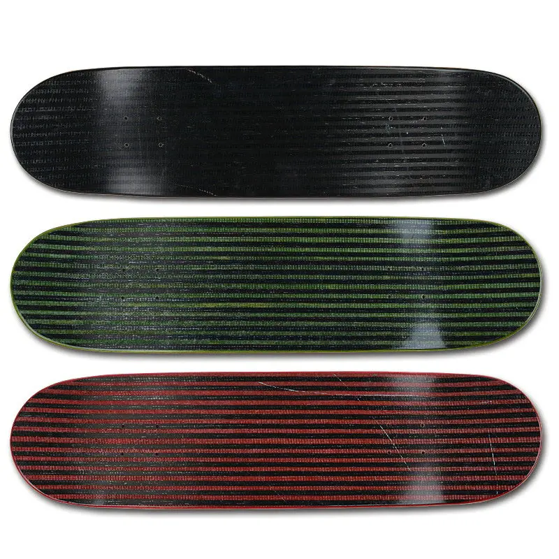 

1pc Carbon Fiber Double Rocker Skateboard Canadian Maple Skateboard Decks 31*8.0inch Skateboard